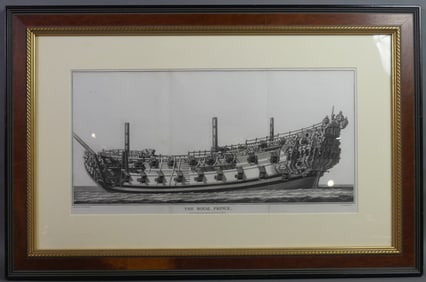ROYAL PRINCE SHIP PRINT 1800 BY ROBINSON