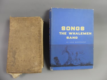 2 NAUTICAL BOOKS: 18TH CENTURY & WHALEMEN SONGS