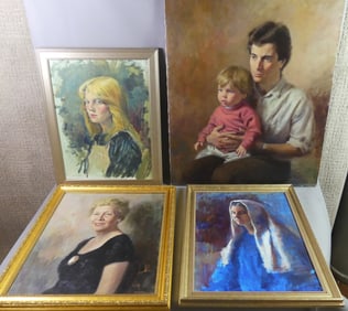 4 CLEMENT MICARELLI PORTRAITS