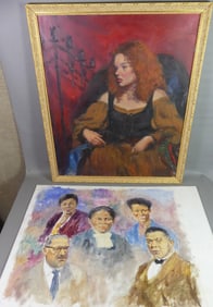 3 CLEMENT MICARELLI PAINTINGS