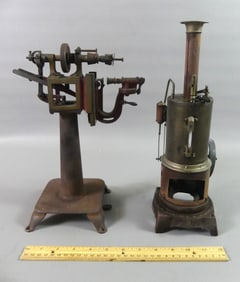 2 MODELS - BOILER & LATHE