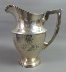 STERLING JUG - US ARTILLERY 1924