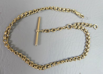 14K GOLD WATCH FOB CHAIN