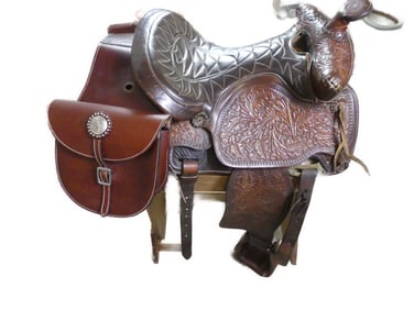 BIG HORN TOOLED SADDLE