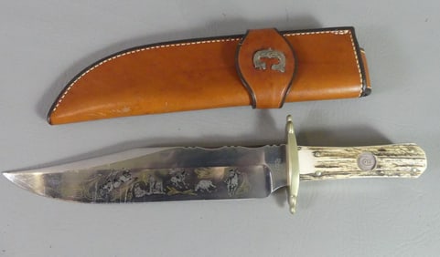 LARGE COLT BOWIE ART KNIFE