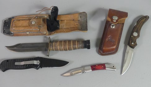 4 KNIVES INCL. WWII FIGHTING