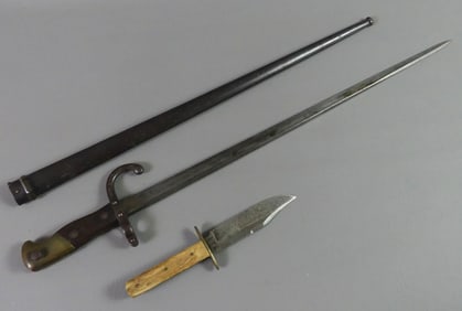 FRENCH BAYONET & WOSTENHOLM BOWIE KNIFE