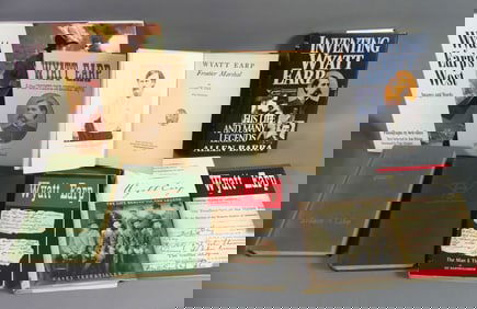 9 BOOKS RELATED TO WYATT EARP