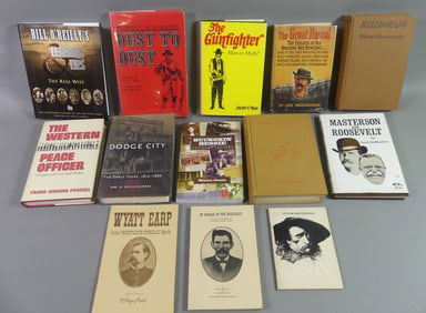 13 BOOKS ON GUNFIGHTERS & OUTLAWS