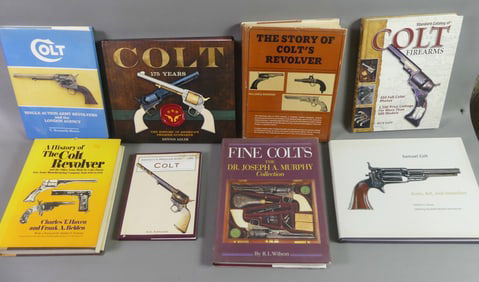 8 BOOKS ON COLT FIREARMS