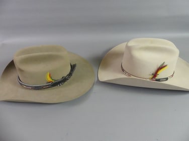 2 STETSON HATS - SAHARA & RENO