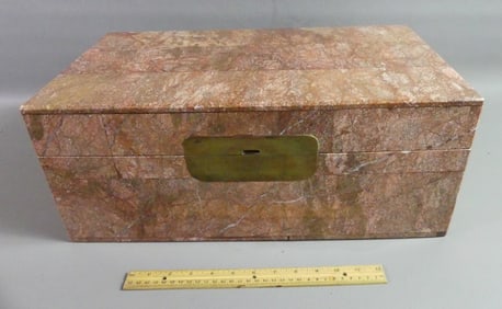 PINK MARBLE STORAGE BOX