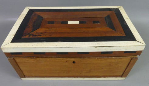 WHALEBONE & WOOD DOCUMENT BOX