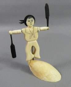 MINIATURE WHALEBONE WHIRLIGIG