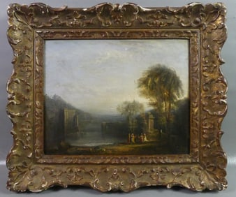 JMW TURNER PAINTING - CLASSICAL LANDSCAPE