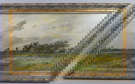 E. DAMOYE FRENCH LANDSCAPE PAINTING