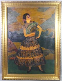 LOUIS KRONBERG - SPANISH DANCER PAINTING