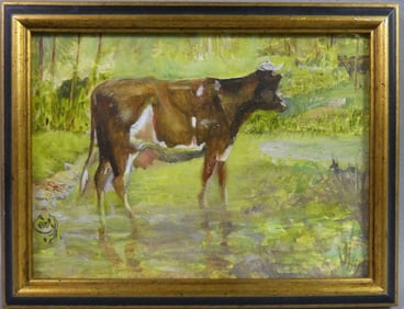 HERMANN DUDLEY MURPHY COW PAINTING