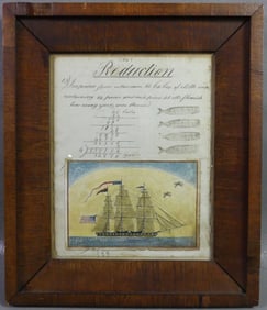 EARLY WHALING DOCUMENT & SHIP