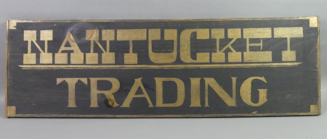 NANTUCKET TRADING SIGN