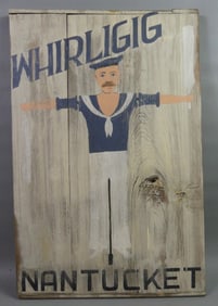 NANTUCKET WHIRLIGIG SIGN