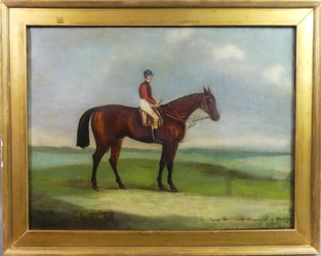 F. HERRING ENGLISH JOCKEY PAINTING