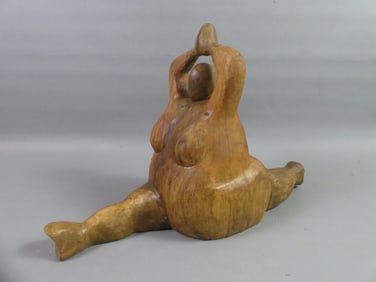WOOD SCULPTURE AFTER BOTERO