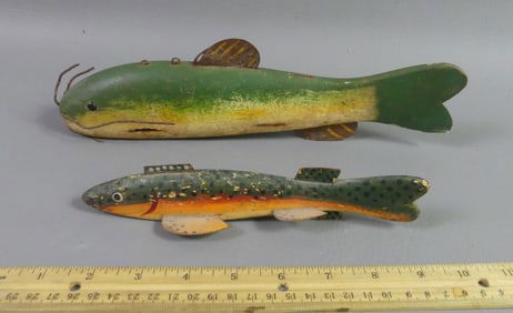 2 FISH DECOYS TO 12 INCH