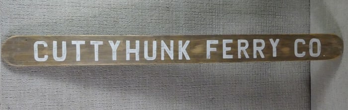 CUTTYHUNK FERRY SIGN
