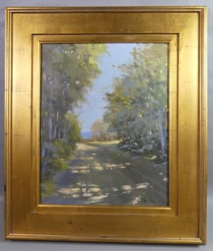 C. WALTON PAINTING - SPRING ROAD