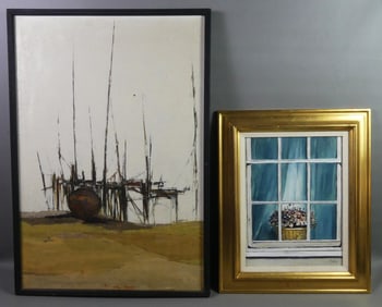 2 PAINTINGS SIGNED BAILEY