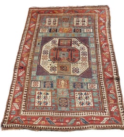 ANTIQUE KAZAK CARPET