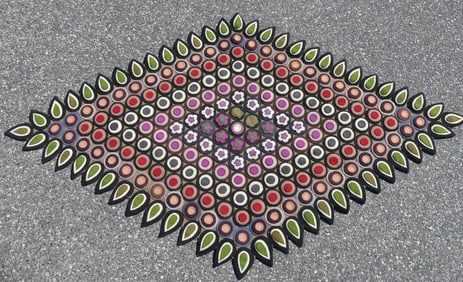 OLD PENNY RUG - DIAMOND