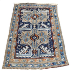 ANTIQUE KUBA SCATTER RUG