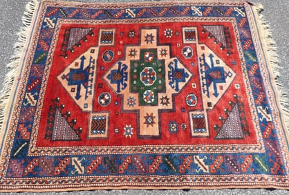 VINTAGE KAZAK RUG