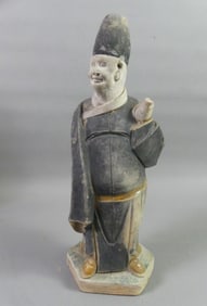 MING DYNASTY TOMB FIGURE IN ROBE