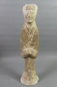 HAN DYNASTY COURT LADY TOMB FIGURE
