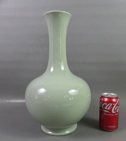 ANTIQUE CELADON CHINESE VASE