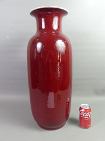 OLD CHINESE OXBLOOD VASE