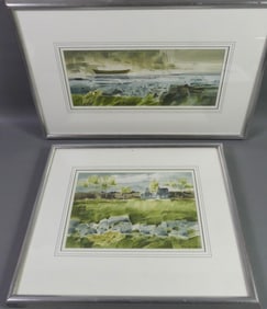 2 PAINTINGS BY ROBERT ERIC MOORE