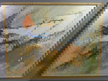 BROCK DAVIS ABSTRACT PAINTING - SAIL