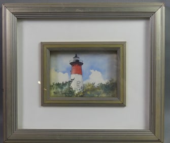 PHILIP CHAGNON - NAUSET LIGHT PAINTING