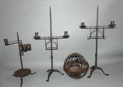 4 IRON LIGHTING ITEMS