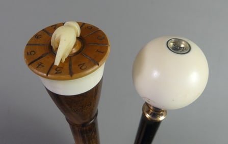 2 CANES - COMPASS & HAND COUNTER