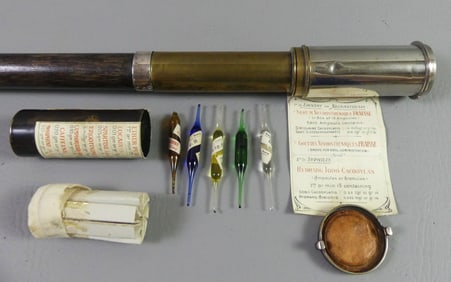 RARE FRENCH DOCTOR CANE 1855