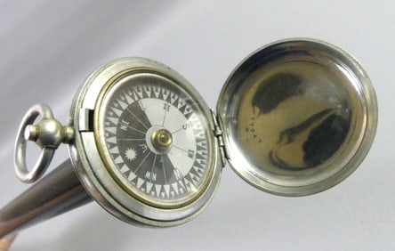 1916 ENGLISH COMPASS CANE
