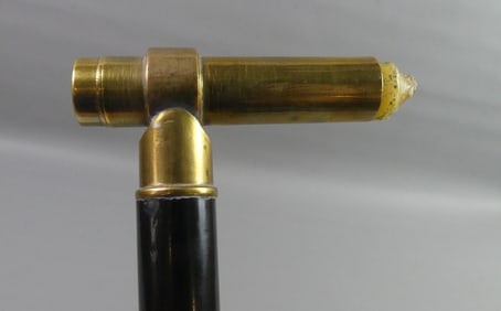 BRASS CANDLE HOLDER CANE