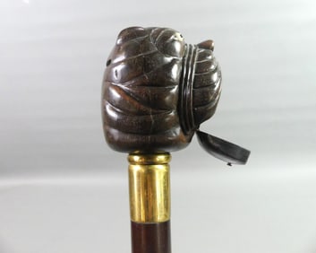 BULLDOG HEAD BANK CANE
