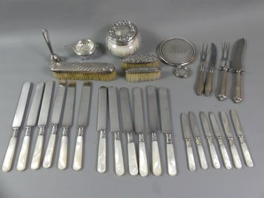 WEIGHTED STERLING SILVER OBJECTS