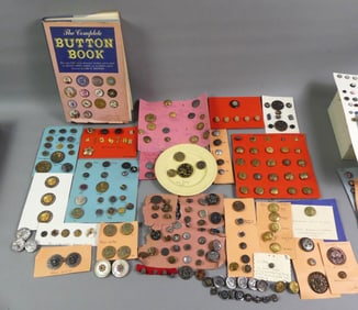 ANTIQUE METAL BUTTON COLLECTION